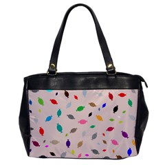 Bottle Pattern Water Flat Oversize Office Handbag