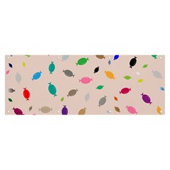 Bottle Pattern Water Flat Banner And Sign 8  X 3 