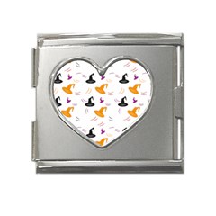 Witch Hat Witch Magic Halloween Mega Link Heart Italian Charm (18mm)