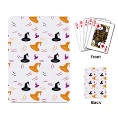 Witch Hat Witch Magic Halloween Playing Cards Single Design (rectangle) by Ravend