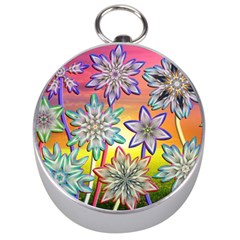 Flower Nature Garden Bloom Flora Silver Compasses