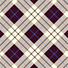 Blue, Purple And White Diagonal Plaids Play Mat (rectangle) by ConteMonfrey