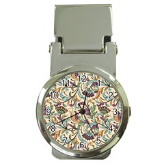 Wallpaper Floral Pattern Money Clip Watches