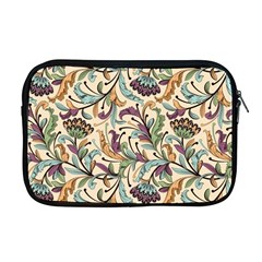 Wallpaper Floral Pattern Apple Macbook Pro 17  Zipper Case