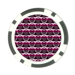 Background Geometric Pattern Orb Pattern Poker Chip Card Guard (10 Pack)