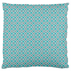 Diagonal Turquoise Plaids Standard Flano Cushion Case (two Sides) by ConteMonfrey