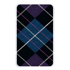 Modern Blue Plaid Memory Card Reader (rectangular) by ConteMonfrey