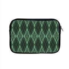 Dark Green Multi Colors Plaid  Apple Macbook Pro 15  Zipper Case by ConteMonfrey