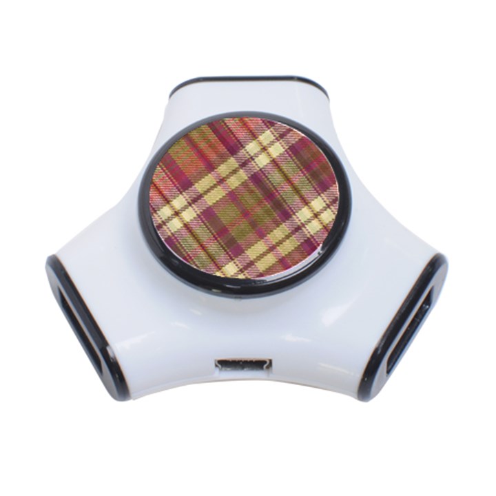 Beetle Juice Plaids  3-Port USB Hub