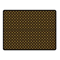 Small Golden Plaids Double Sided Fleece Blanket (small)  by ConteMonfrey