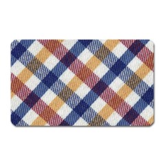 Hot Colors Plaid  Magnet (rectangular) by ConteMonfrey