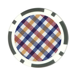 Hot Colors Plaid  Poker Chip Card Guard (10 Pack) by ConteMonfrey