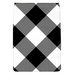 Black And White Diagonal Plaids Removable Flap Cover (s) by ConteMonfrey