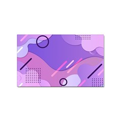 Colorful-abstract-wallpaper-theme Sticker (Rectangular)