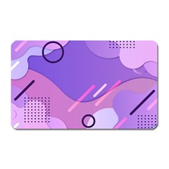 Colorful-abstract-wallpaper-theme Magnet (Rectangular)