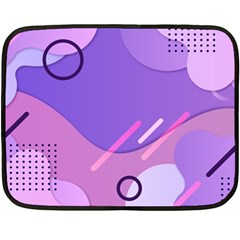 Colorful-abstract-wallpaper-theme Fleece Blanket (Mini)