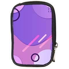 Colorful-abstract-wallpaper-theme Compact Camera Leather Case