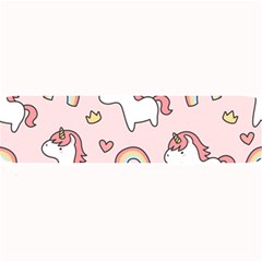 Cute-unicorn-rainbow-seamless-pattern-background Large Bar Mat by Wegoenart