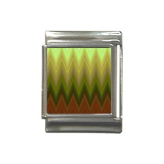 Zig Zag Chevron Classic Pattern Italian Charm (13mm) by Celenk