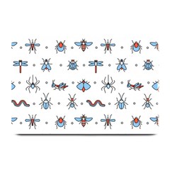 Insect Icon Seamless Pattern Plate Mats by Wegoenart