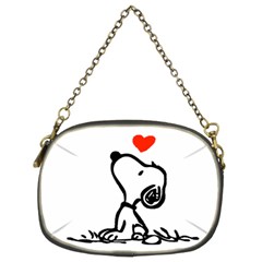 Snoopy Love Chain Purse (two Sides) by Jancukart