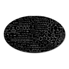 Medical Biology Detail Medicine Psychedelic Science Abstract Abstraction Chemistry Genetics Oval Magnet by Jancukart