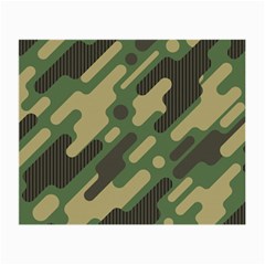 Camouflage Pattern Background Small Glasses Cloth