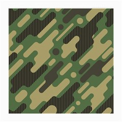 Camouflage Pattern Background Medium Glasses Cloth by Wegoenart