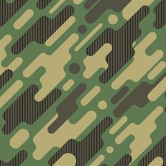 Camouflage Pattern Background Play Mat (rectangle) by Wegoenart