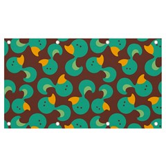 Vector-illustration-seamless-pattern-with-cartoon-duck Banner And Sign 7  X 4  by Wegoenart