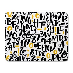 Letters Pattern Small Mousepad by Wegoenart