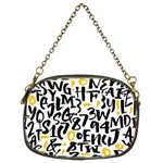 Letters pattern Chain Purse (Two Sides) Back