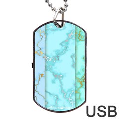 Background-marble-set Dog Tag Usb Flash (one Side) by Wegoenart