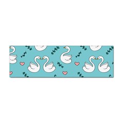 Elegant Swan Pattern Design Sticker Bumper (100 Pack) by Wegoenart