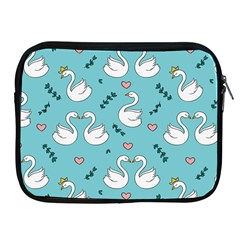 Elegant Swan Pattern Design Apple Ipad 2/3/4 Zipper Cases by Wegoenart