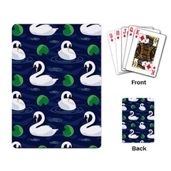 Swan Pattern Elegant Design Playing Cards Single Design (rectangle) by Wegoenart