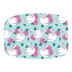 Classy Swan Pattern Mini Square Pill Box by Wegoenart