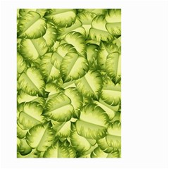 Seamless-pattern-with-green-leaves Large Garden Flag (two Sides) by Wegoenart