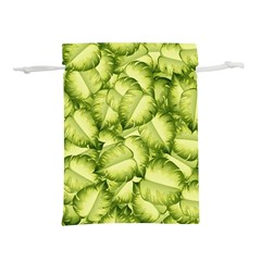 Seamless-pattern-with-green-leaves Lightweight Drawstring Pouch (l)