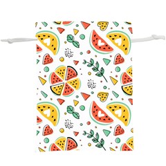 Seamless-hipster-pattern-with-watermelons-mint-geometric-figures  Lightweight Drawstring Pouch (xl)