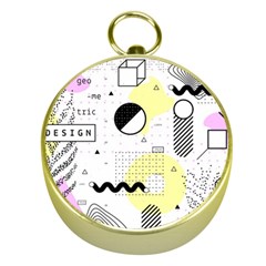 Graphic-design-geometric-background Gold Compasses