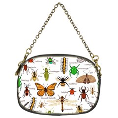 Insects-seamless-pattern Chain Purse (one Side) by Wegoenart