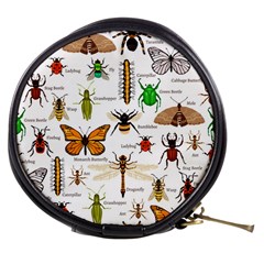 Insects-seamless-pattern Mini Makeup Bag by Wegoenart