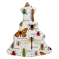 Insects-seamless-pattern Ornament (christmas Tree)  by Wegoenart