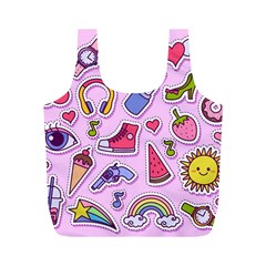 Fashion-patch-set Full Print Recycle Bag (m) by Wegoenart