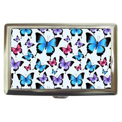 Decorative-festive-trendy-colorful-butterflies-seamless-pattern-vector-illustration Cigarette Money Case by Wegoenart