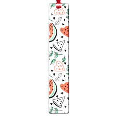 Seamless-vector-pattern-with-watermelons-mint Large Book Marks by Wegoenart