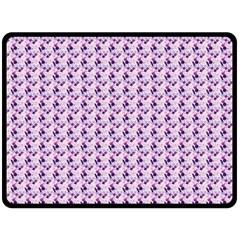 Purple Design Double Sided Fleece Blanket (large)  by designsbymallika