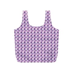 Purple Design Full Print Recycle Bag (s) by designsbymallika