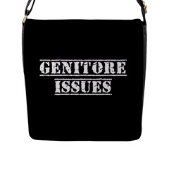 Genitore Issues  Flap Closure Messenger Bag (l) by ConteMonfrey